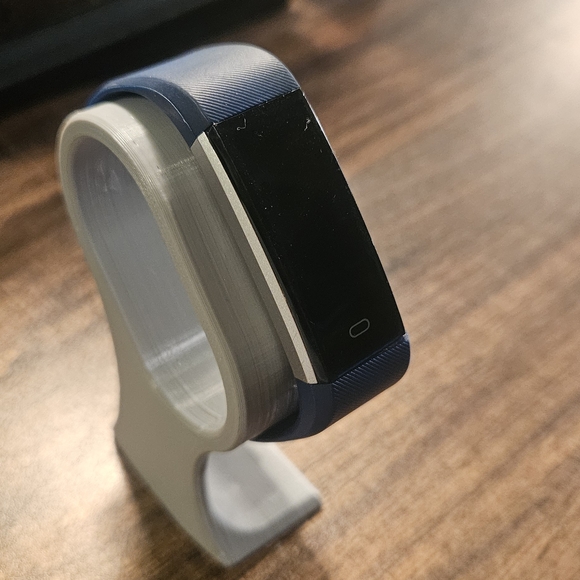 Smart Fitness Tracker with Blue Band - Picture 1 of 4